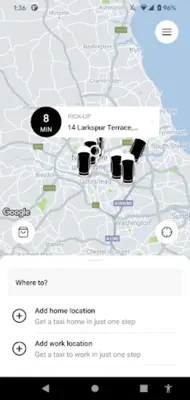 Nearby Express Taxis android App screenshot 1